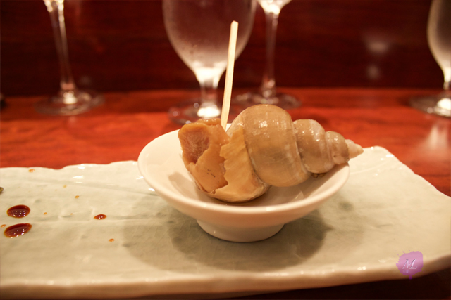 Sake marinated Baigai