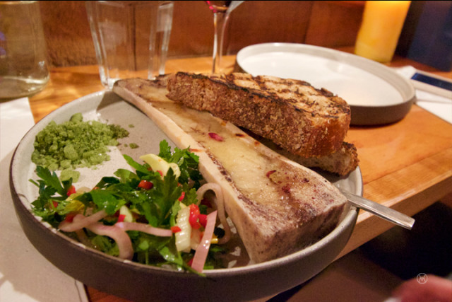 Roasted bone marrow