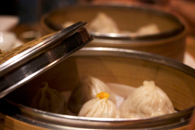 Crab Soup Dumpling (front) & Foie Gras Soup Dumpling