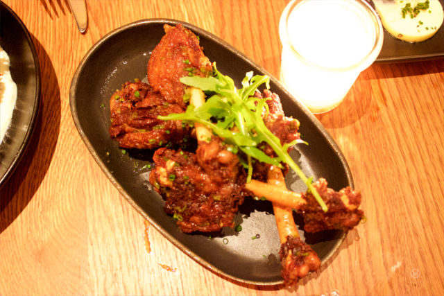 Crispy duck wings lemon, olive oil + yuzu kosho