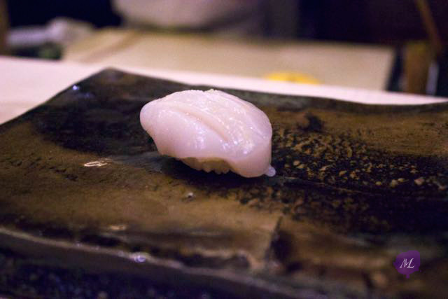 Scallop with yuzu and sea salt